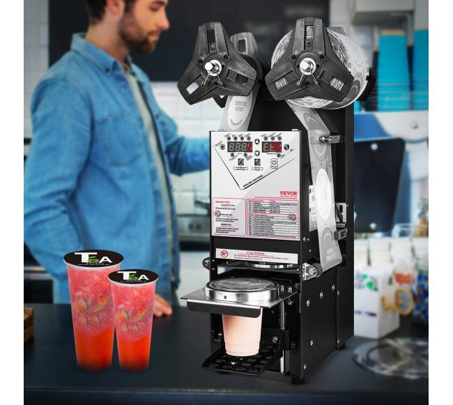 Automatinė gėrimų puodelių sandarinimo mašina7