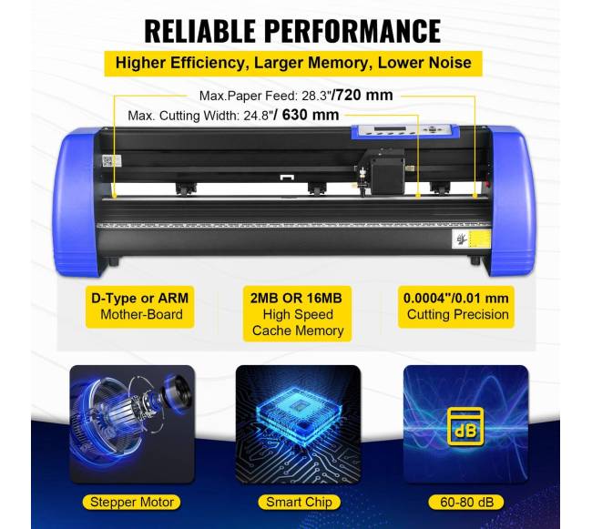 Vinilo pjaustyklė su laikikliu 720mm2