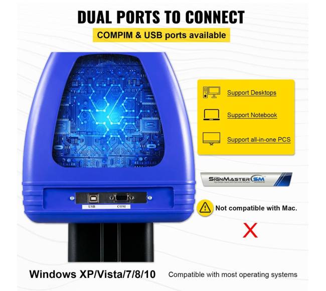 Vinilo pjaustyklė su laikikliu 720mm4