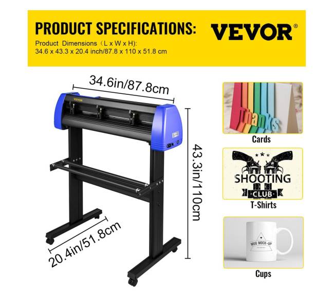 Vinilo pjaustyklė su laikikliu 720mm6