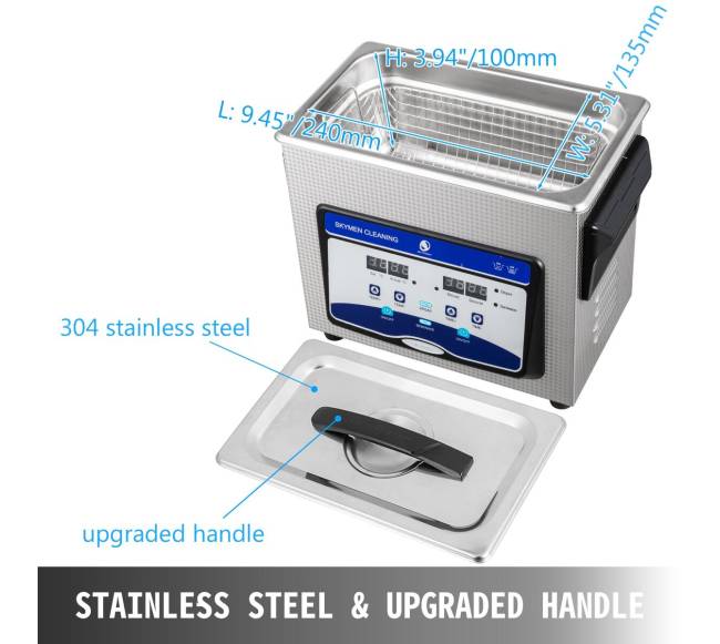 Ultragarso valymo mašina 3L papuošalams5