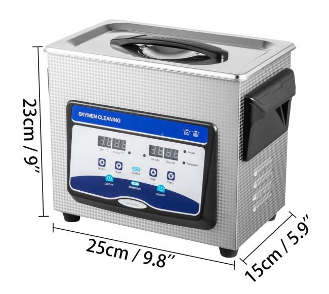 Ultragarso valymo mašina 3L papuošalams7