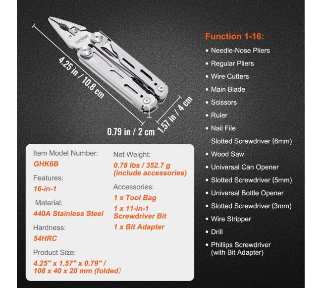 16-in-1 daugiafunkcinės replės su užraktu6