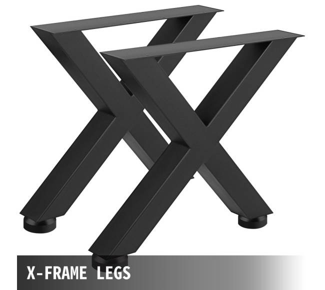 Metalinės stalo kojos su X-rėmu3