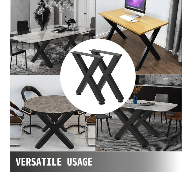 Metalinės stalo kojos su X-rėmu6