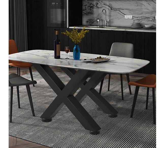 Metalinės stalo kojos su X-rėmu8