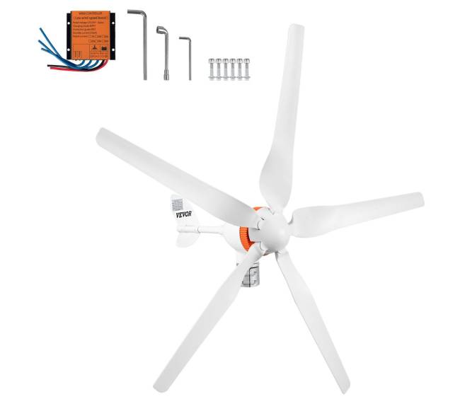 Vėjo turbina 500W su MPPT valdikliu8