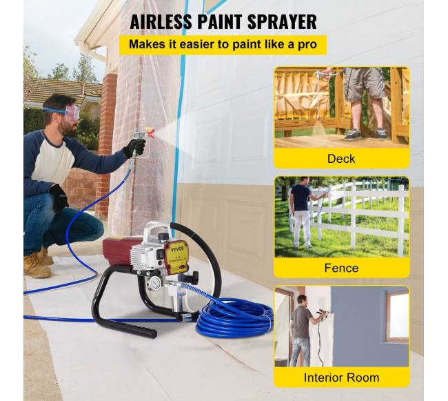 Elektrinis dažų purkštuvas sienoms ir luboms 1500W1