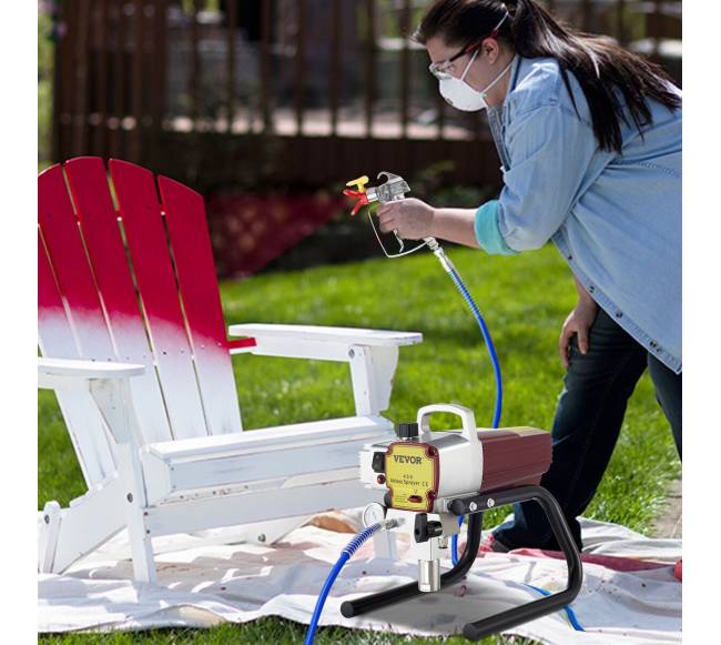 Elektrinis dažų purkštuvas sienoms ir luboms 1500W7