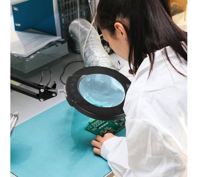 Didinantis stiklas su lempa 5x7