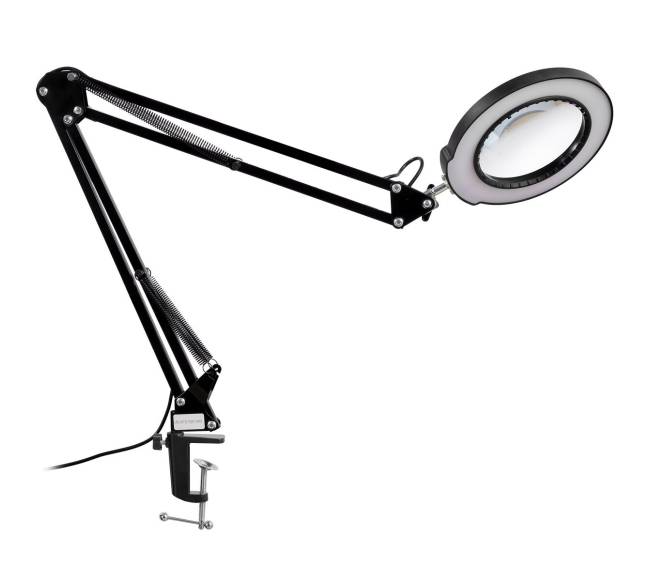 Didinantis stiklas su lempa 5x8