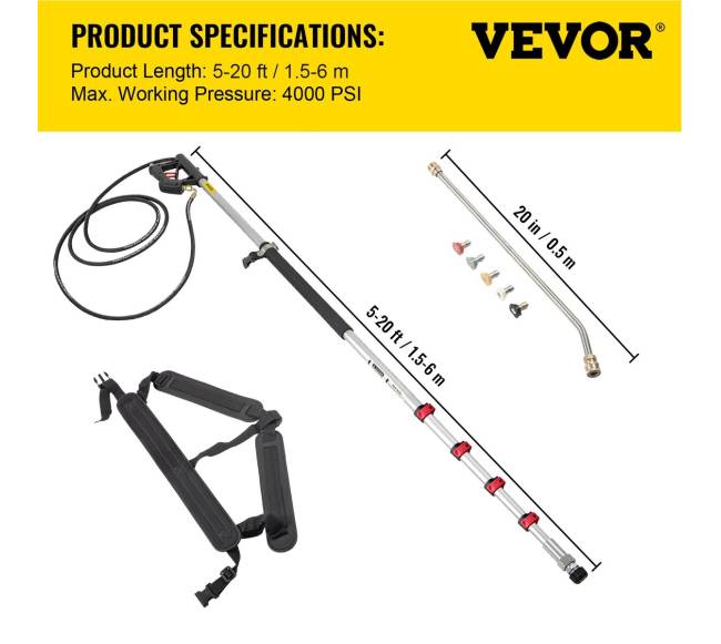 Teleskopinis aukšto slėgio plovimo antgalis6