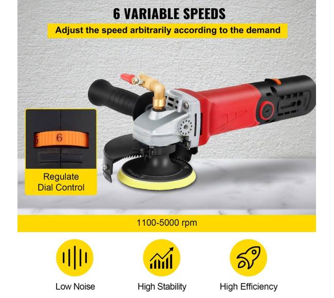 Šlifuoklis akmeniui šlapiam šlifavimui, 8 dalių rinkinys3