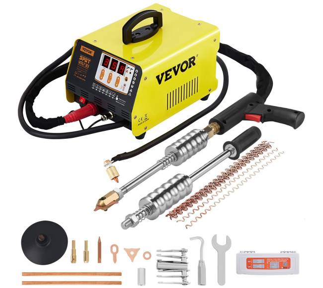 Dėmių suvirinimo įranga automobiliams0