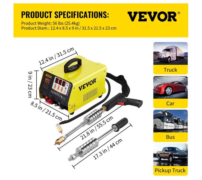 Dėmių suvirinimo įranga automobiliams6