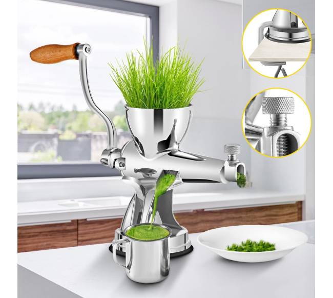 Rankinis kviečių daigų sulčių spaustuvas7