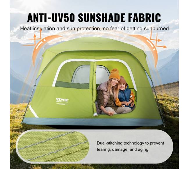 6 vietų vandeniui atspari palapinė3