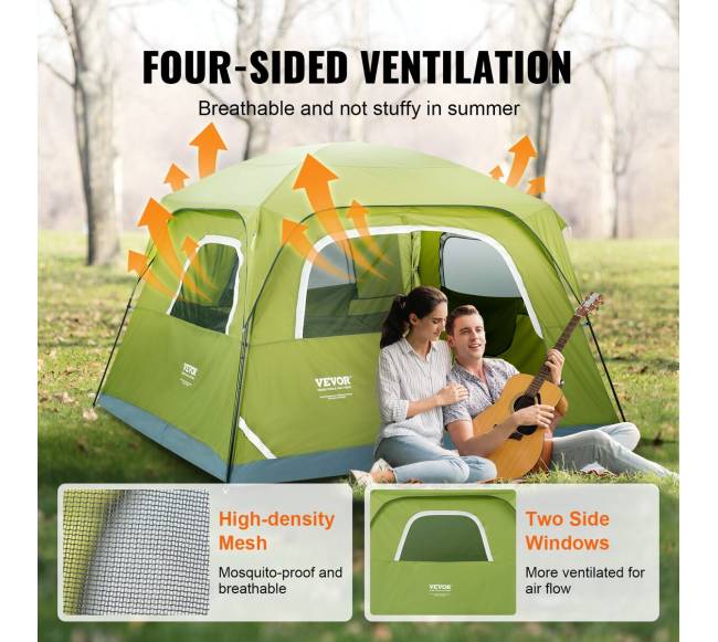 6 vietų vandeniui atspari palapinė4