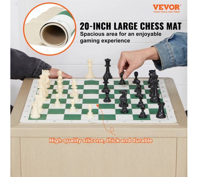 Šachmatų rinkinys su sulankstomu kilimėliu1