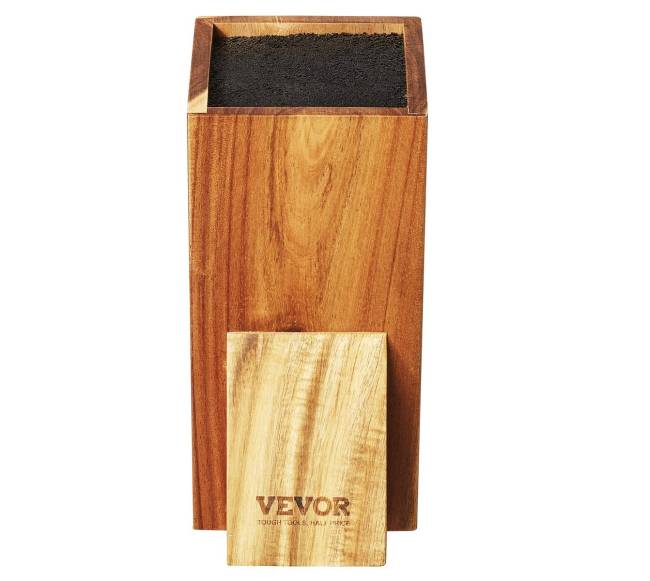 Universalus peilių laikiklis iš akacijos medienos0