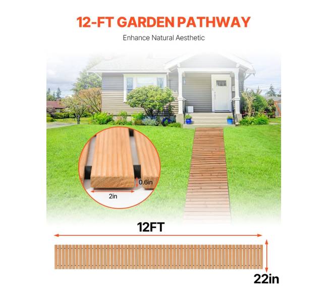 Medinis sodų takelis 366 cm x 56 cm1