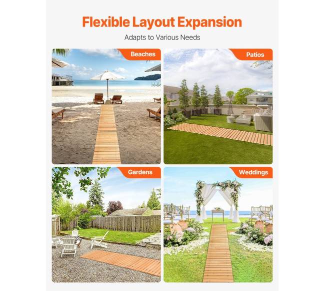 Medinis sodų takelis 366 cm x 56 cm5