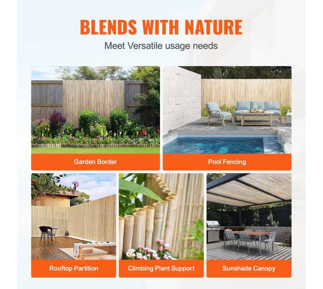 Natūrali bambuko tvora 183 cm x 244 cm5