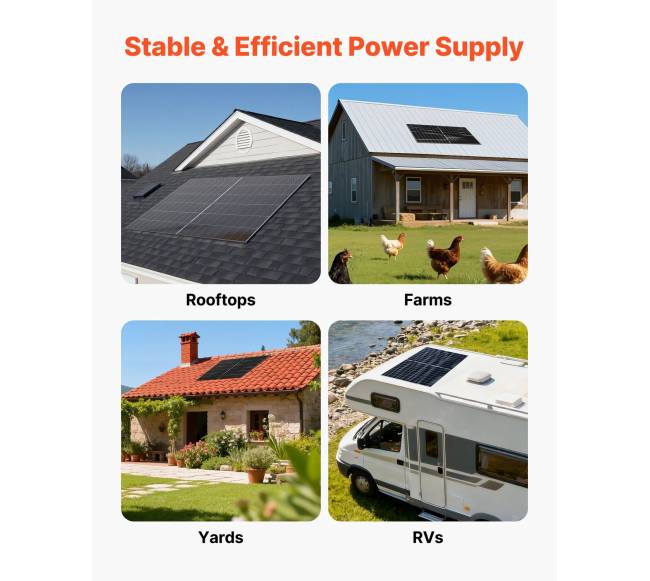 Dviejų pusių 400W saulės kolektoriai automobiliams ir valtims5