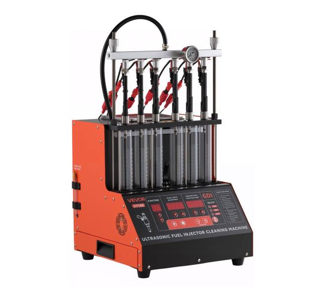 Įpurškimo valiklis su 6 cilindrais ir 9 testų režimais10