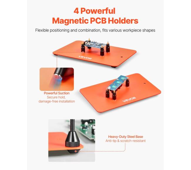 Magnetinė lituoklio stotis su lęšiu ir laikikliu5