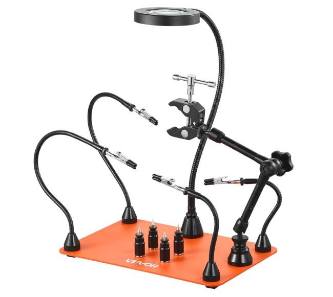 Magnetinė lituoklio stotis su lęšiu ir laikikliu10