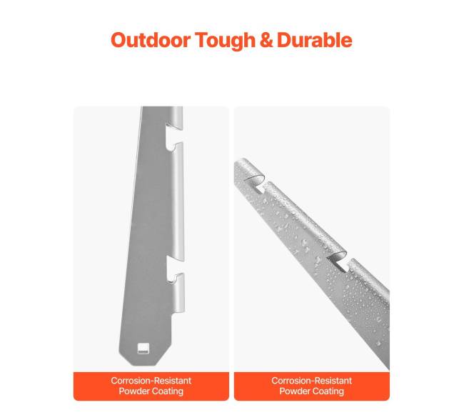 Spygliuotos vielos tvirtinimo laikikliai 10 vnt.2