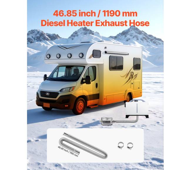 Išmetimo žarna dyzeliniam šildytuvui1