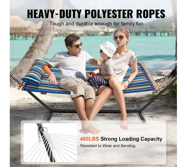 Dviejų vietų hamakas su stovu2