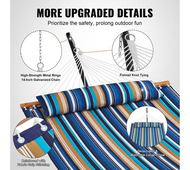 Dviejų vietų hamakas su stovu5