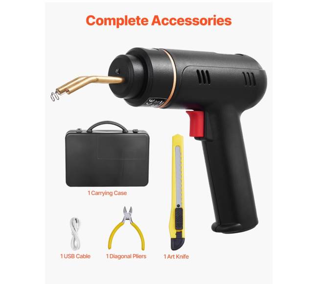 Belaidis plastiko suvirinimo įrankis 120W rinkinys3