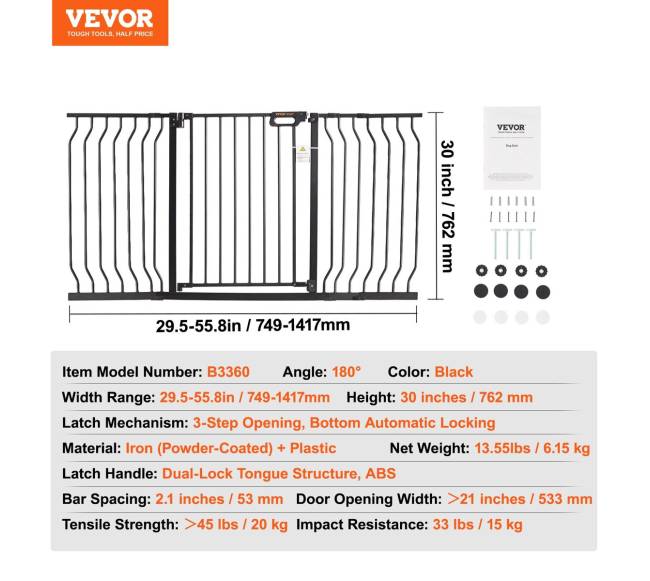 Plati kūdikio vartai su užraktu6