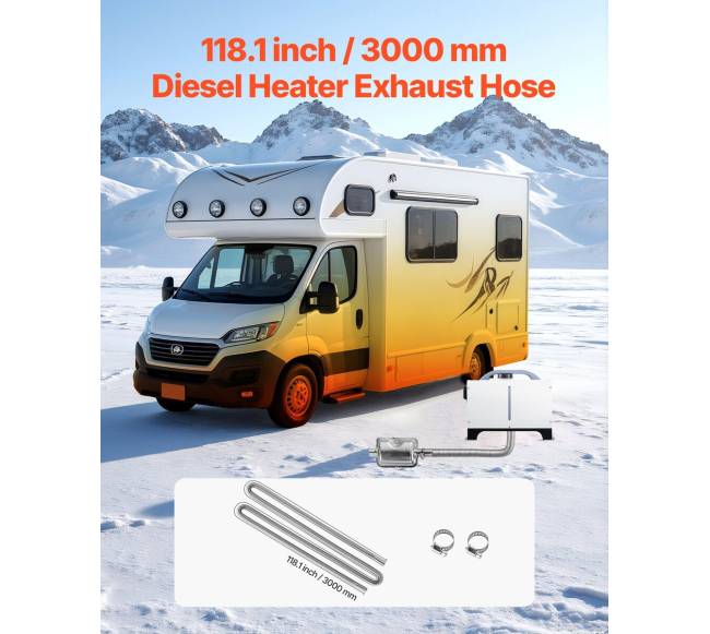 Išmetimo žarna 3000mm dyzelinei šildytuvui1