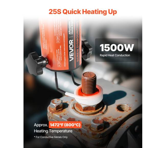 Indukcinis varžtų šalinimo įrankis, 1500W1