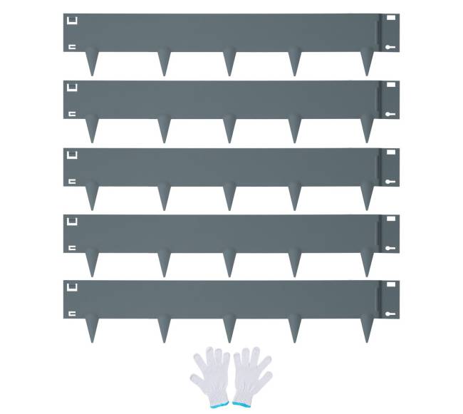 Plieniniai sodo kraštai, 5 vnt. komplektas0