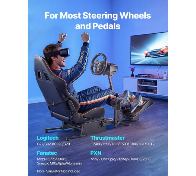 Lenktynių vairo stovas simuliatoriui1