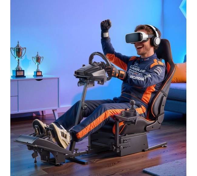 Lenktynių vairo stovas simuliatoriui7