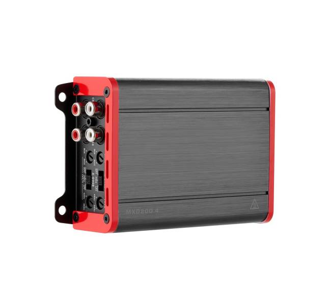 Automobilinis garso stiprintuvas, 4 kanalų, klasė D0