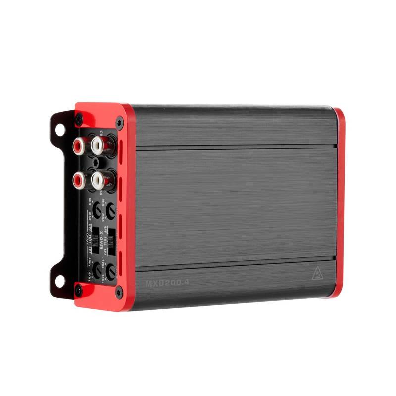 Automobilinis garso stiprintuvas, 4 kanalų, klasė D0