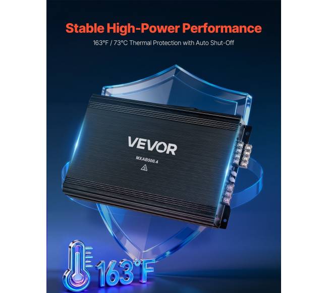 Automobilinis 4 kanalų stiprintuvas 1000W3