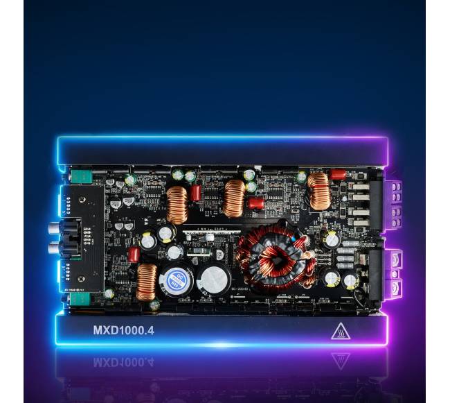 Automobilinis 4 kanalų garso stiprintuvas7