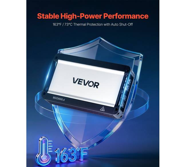 Automobilinis garso stiprintuvas, 4 kanalų3