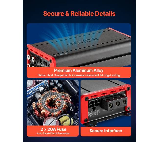 Automobilinis 4 kanalų stiprintuvas4