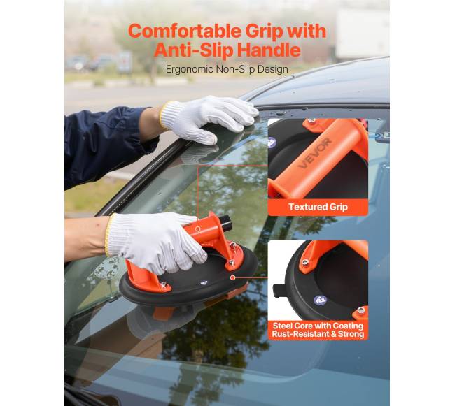 Vakuuminė siurbtukas, 203 mm, 180 kg galios4