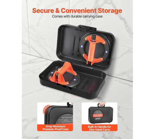 Vakuuminė siurbtukas, 203 mm, 180 kg galios5